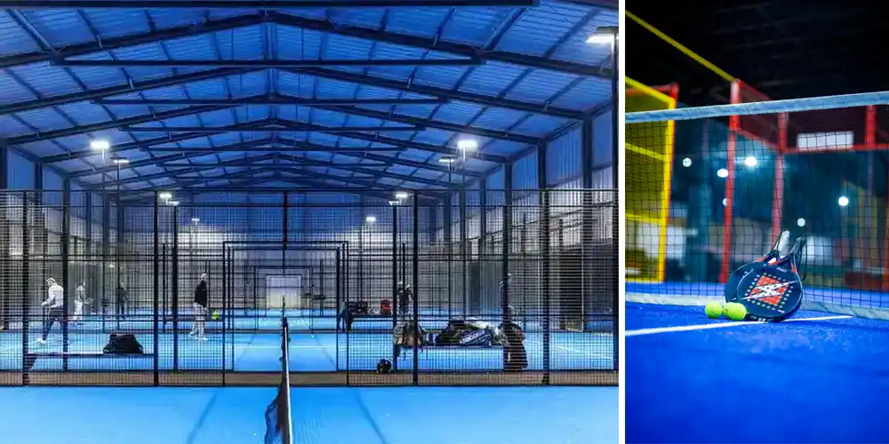 Padel-Halle Ansicht 1